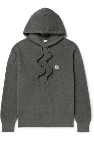 Loewe Logo-Embroidered Wool Hoodie - Men - - M