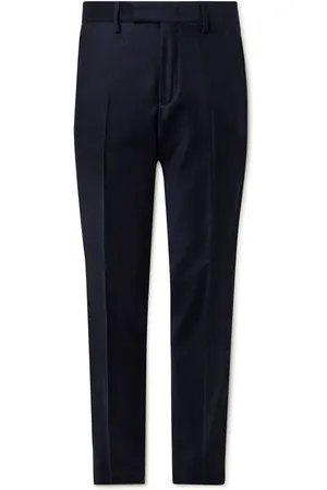Mr P. Philip Slim-Fit Straight-Leg Wool-Flannel Suit Trousers - Men - - 38