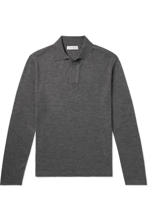 GABRIELA HEARST Frome Slim-Fit Cashmere Polo Shirt - Men - - S