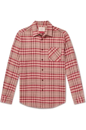 Portuguese Flannel Reservation Checked Cotton-Flannel Shirt - Men - - S