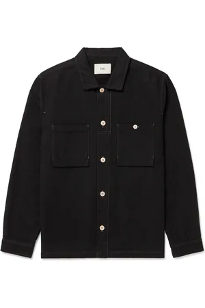 Folk Patch Cotton-Moleskin Overshirt - Men - - S