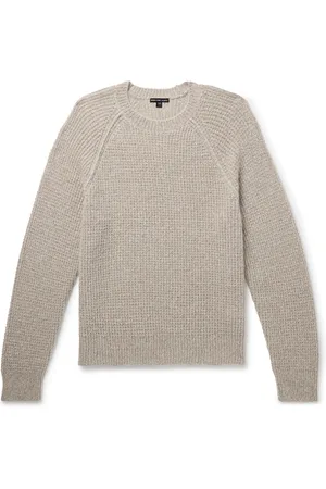 James Perse Waffle-Knit Cashmere Sweater - Men - - 5