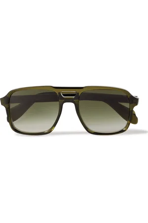 Cutler and Gross 1394 Aviator-Style Acetate Sunglasses - Men
