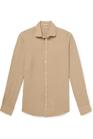 MASSIMO ALBA Linen Shirt - Men - - XXL