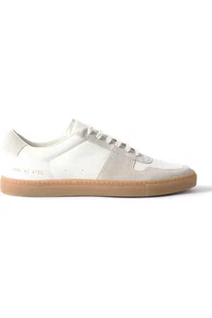 COMMON PROJECTS BBall Suede-Trimmed Leather Sneakers - Men - - EU 40
