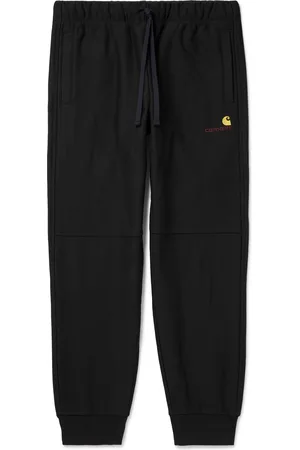 Carhartt American Script Tapered Cotton-Blend Jersey Sweatpants - Men - - XL