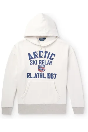 Ralph Lauren Printed Cotton-Blend Jersey Hoodie - Men - - L
