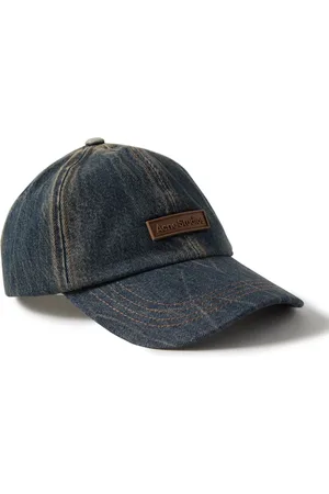 Acne Studios Carliy Matrix Logo-Appliqu??d Denim Baseball Cap - Men