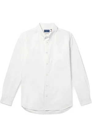BLUE BLUE JAPAN Button-Down Collar Cotton Oxford Shirt - Men - - M