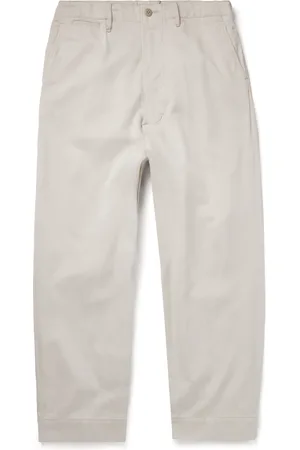 Kaptain Sunshine Wide-Leg Cotton-Twill Trousers - Men - - UK/US 32