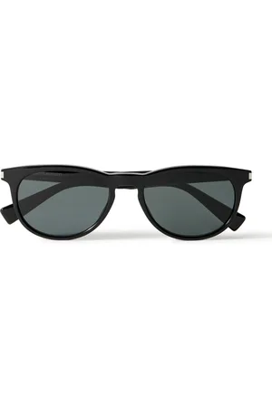 Saint Laurent Round-Frame Recycled-Acetate Sunglasses - Men