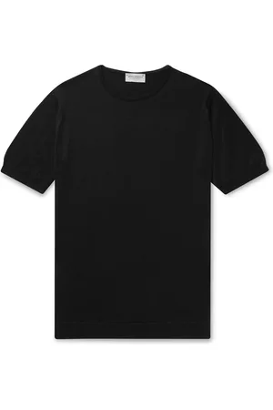 JOHN SMEDLEY Belden Slim-Fit Knitted Sea Island Cotton T-Shirt - Men - - S