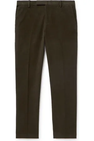 Sunspel Straight-Leg Cotton-Blend Moleskin Trousers - Men - - UK/US 32