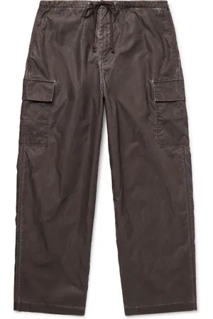 OUR LEGACY Way Straight-Leg Shell Drawstring Cargo Trousers - Men - - IT 48
