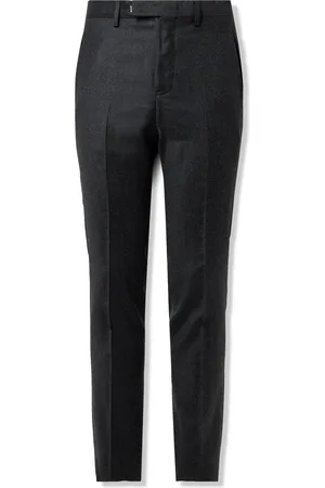 Mr P. Philip Slim-Fit Straight-Leg Wool-Flannel Suit Trousers - Men - - 34