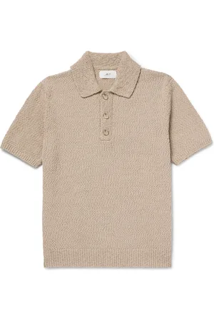 Mr P. Slub Cotton Polo Shirt - Men - - M