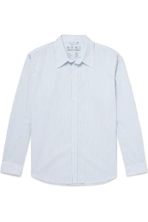 mfpen Evening Pinstriped Cotton-Poplin Shirt - Men - - M