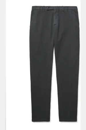 Sunspel Straight-Leg Garment-Dyed Cotton and Linen-Blend Trousers - Men - - UK/US 30