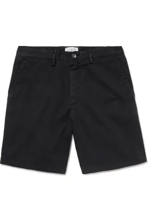 Mr P. Straight-Leg Garment-Dyed Cotton-Blend Twill Bermuda Shorts - Men - - 30