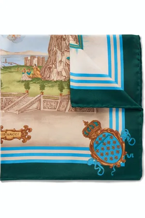 Rubinacci Oronomant Cuccagna Printed Silk-Twill Pocket Square - Men