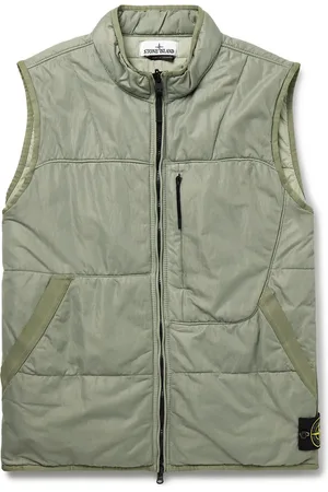 Stone Island Logo-Appliqu??d Padded Quilted Shell Gilet - Men - - S