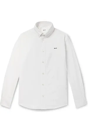 NN.07 Colby 5910 Button-Down Collar Cotton Oxford Shirt - Men - - L
