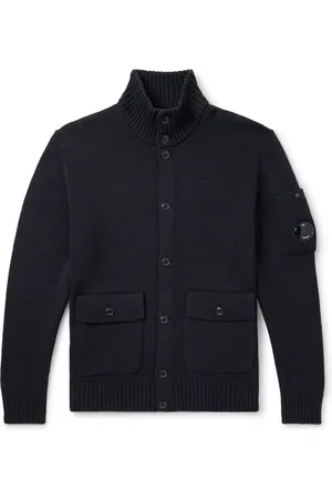 C.P. Company Logo-Appliqu??d Mercerised Cotton Cardigan - Men - - S