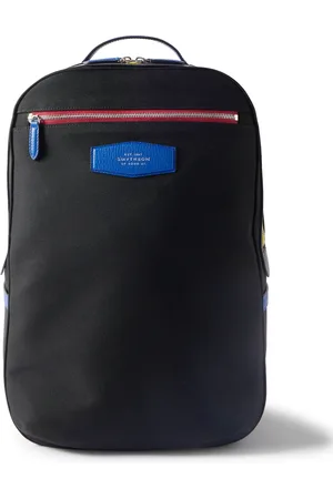 SMYTHSON Norton Leather-Trimmed ECONYL?? Backpack - Men