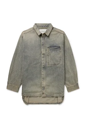 Entire Studios Herculean Oversized Selvedge Denim Shirt - Men - - L
