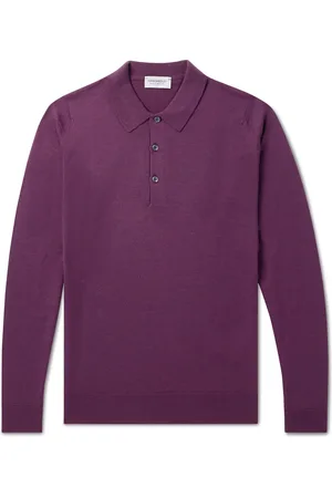 JOHN SMEDLEY Belper Slim-Fit Merino Wool Polo Shirt - Men - - S
