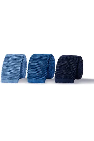 Charvet Three-Pack 6cm Knitted Silk Ties - Men