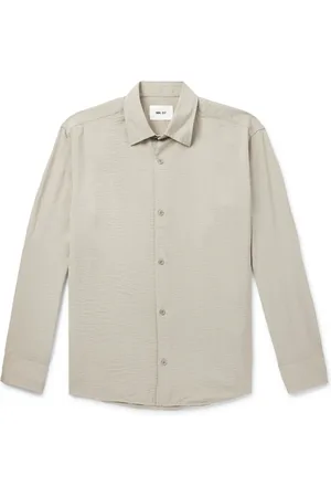NN.07 Freddy 5971 Crinkled Modal-Blend Shirt - Men - - XL