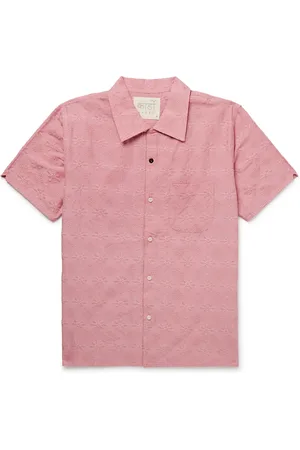 Kardo Chintan Embroidered Cotton-Voile Shirt - Men - - L