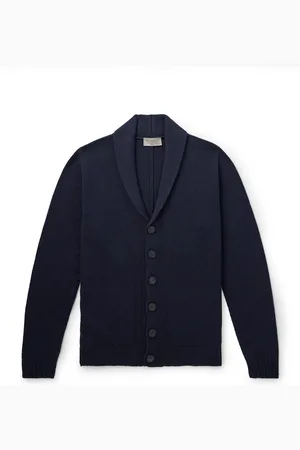 JOHN SMEDLEY Rockford Shawl-Collar Recycled-Cashmere and Merino Wool-Blend Cardigan - Men - - S