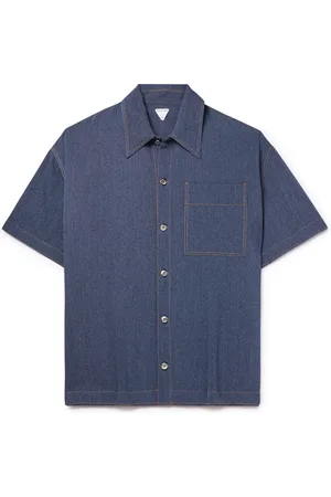Bottega Veneta Oversized Wool and Cotton-Blend Drill Shirt - Men - - IT 48