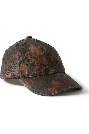 Acne Studios Carliy Distressed Coated Cotton-Twill Baseball Cap - Men