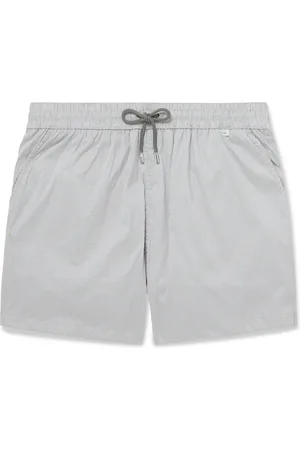 Paul Smith Straight-Leg Mid-Length Pinstriped Swim Shorts - Men - - S