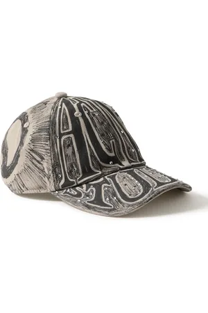Acne Studios Carli Biro Crystal-Embellished Printed Cotton-Twill Baseball Cap - Men