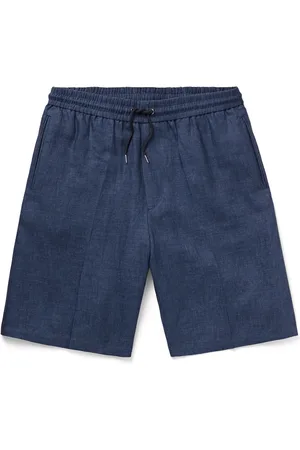 Paul Smith Straight-Leg Linen Drawstring Shorts - Men - - S