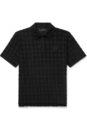 AMIRI Logo-Embroidered Cotton-Blend Terry Jacquard Polo Shirt - Men - - XXL