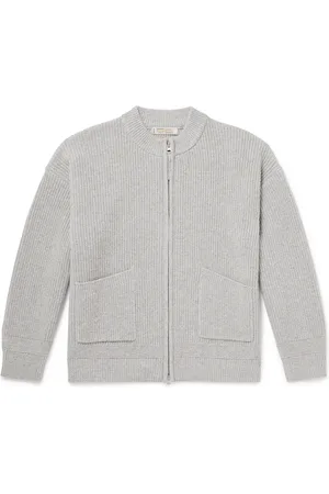 FrizmWORKS Deck Ribbed Wool-Blend Zip-Up Cardigan - Men - - M