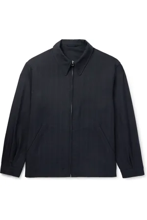 Kaptain Sunshine Fly Pinstriped Wool and Silk-Blend Twill Jacket - Men - - 42