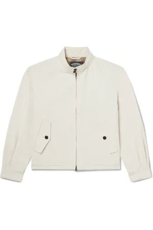 FrizmWORKS Buddy Cropped Cotton-Blend Twill Harrington Jacket - Men - - S