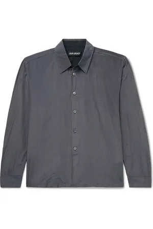OUR LEGACY Beyond Cotton and Silk-Blend Shirt - Men - - IT 46