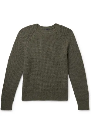 James Perse Waffle-Knit Cashmere Sweater - Men - - 2