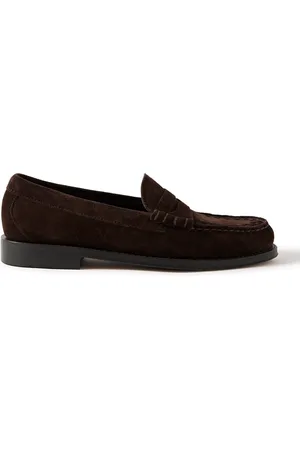 G.H. Bass Weejuns Heritage Larson Woven Suede Penny Loafers - Men - - UK 7