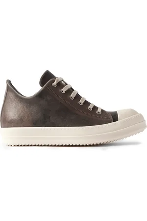 Rick Owens Ramones Transparent-Leather Sneakers - Men - - EU 40