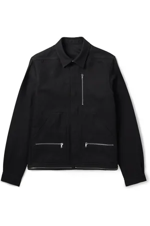 Rick Owens Zip-Detailed Cotton-Blend Canvas Overshirt - Men - - IT 52