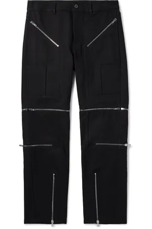 Rick Owens Bonotto Headon Straight-Leg Convertible Zip-Embellished Cotton-Blend Canvas Trousers - Men - - IT 50