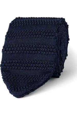 Mr P. 7cm Knitted Silk Tie - Men